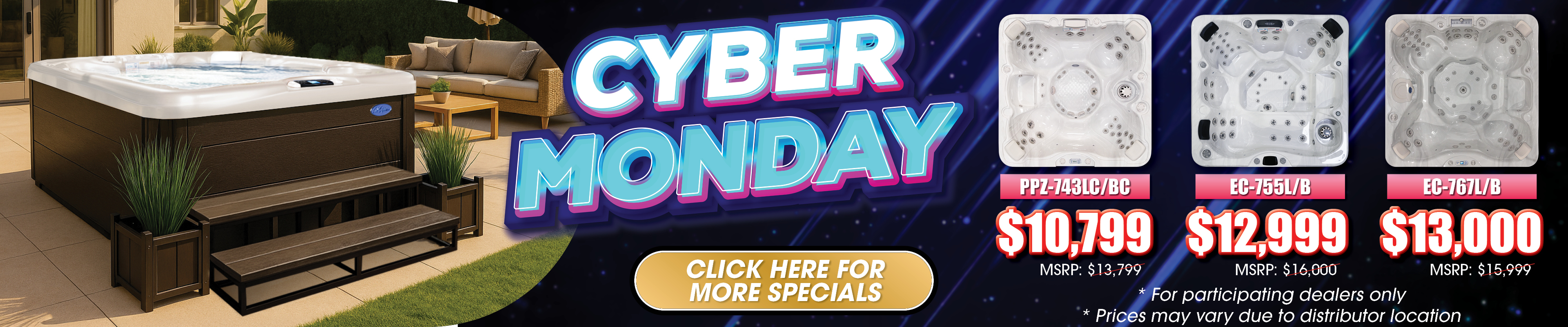 Calspas hot tub being used in a family setting - Bloomington