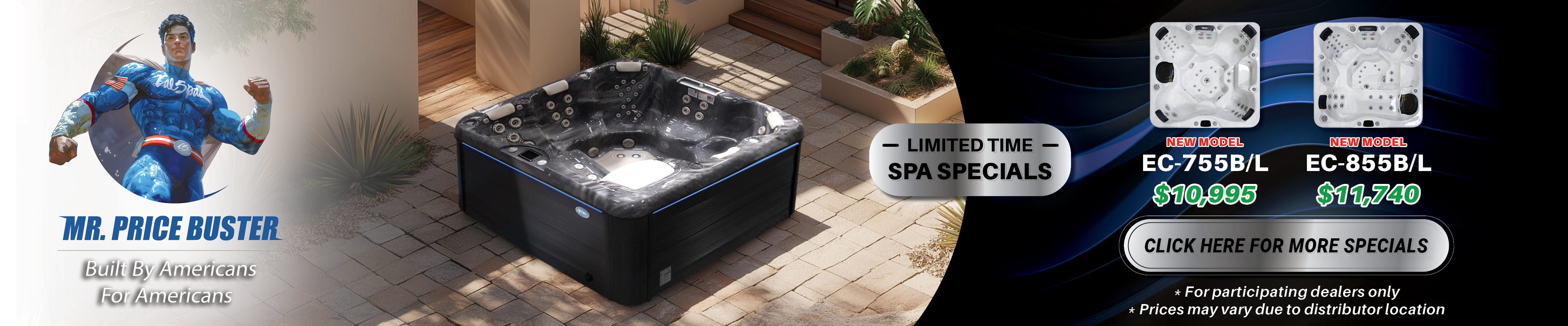 Calspas hot tub being used in a family setting - Bloomington